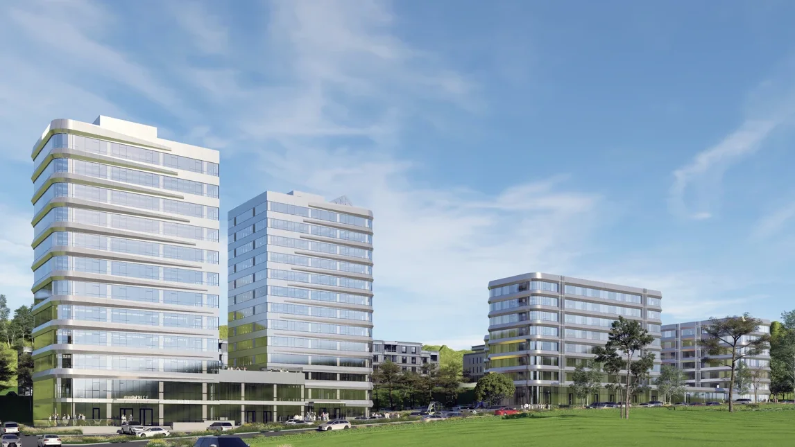 Grove Plaza & Garden цогцолборын барилгууд